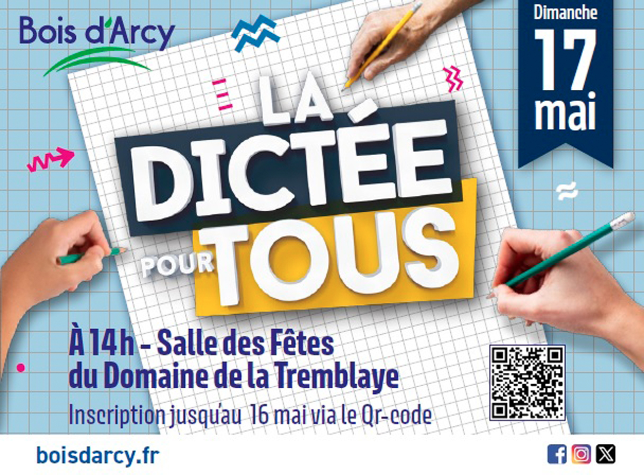 La Dictée pour Tous à Bois d’Arcy